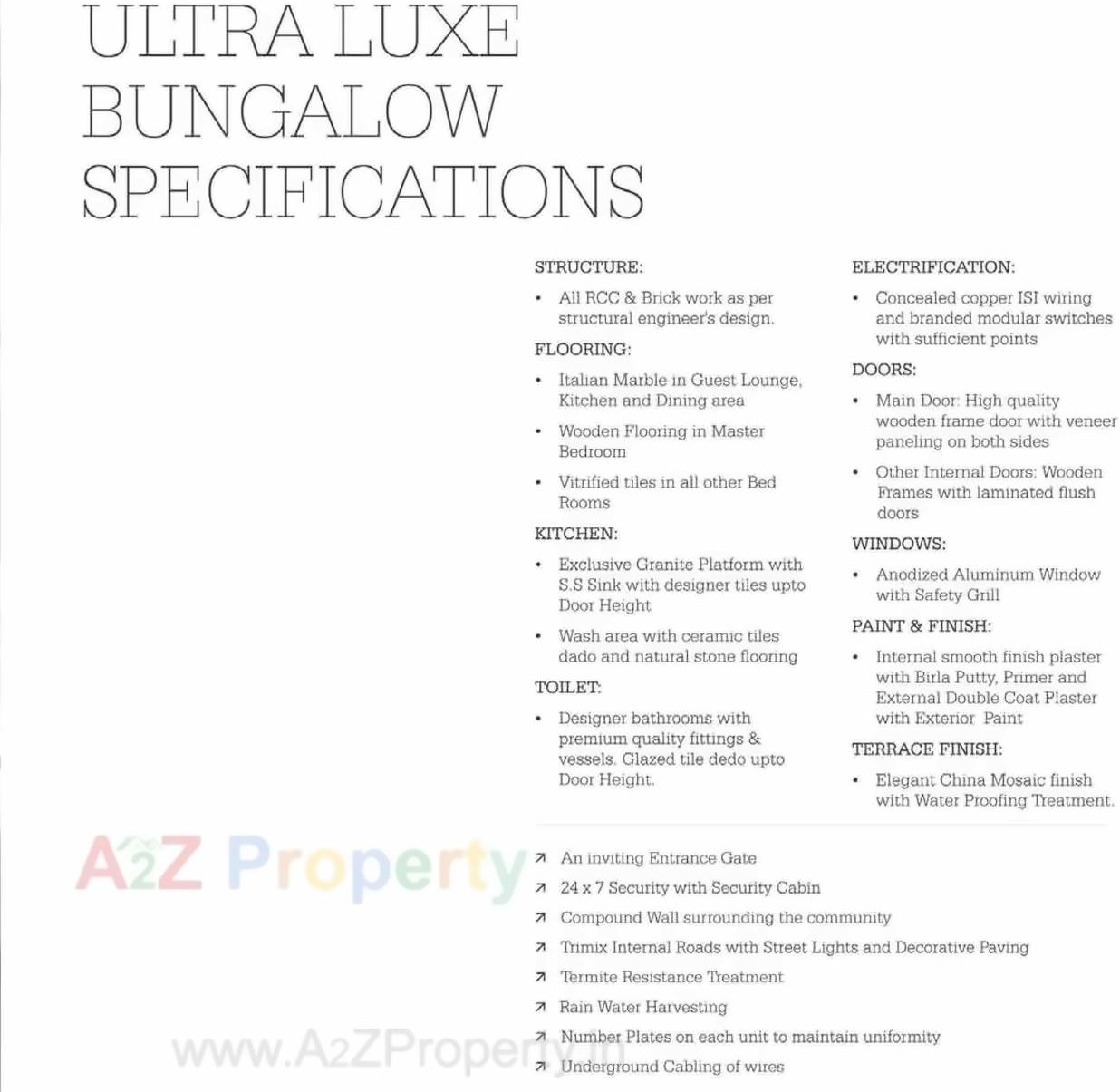 Project Specifications
