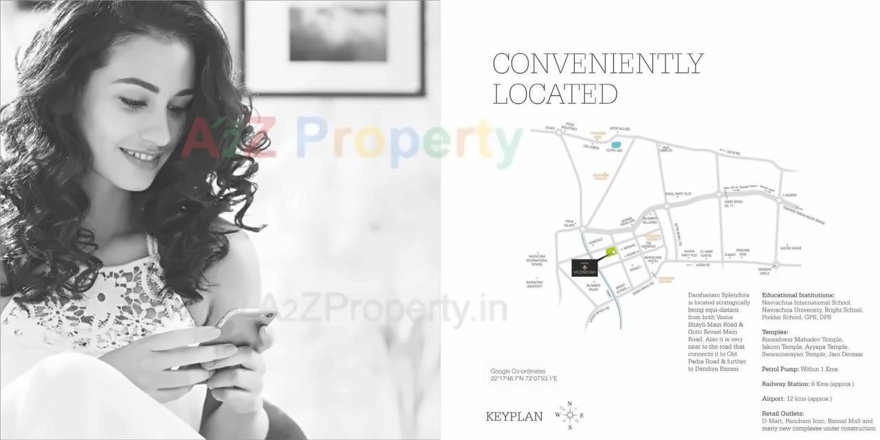  of real estate project Darshanam Splendora located at Bhayli, Vadodara, Gujarat