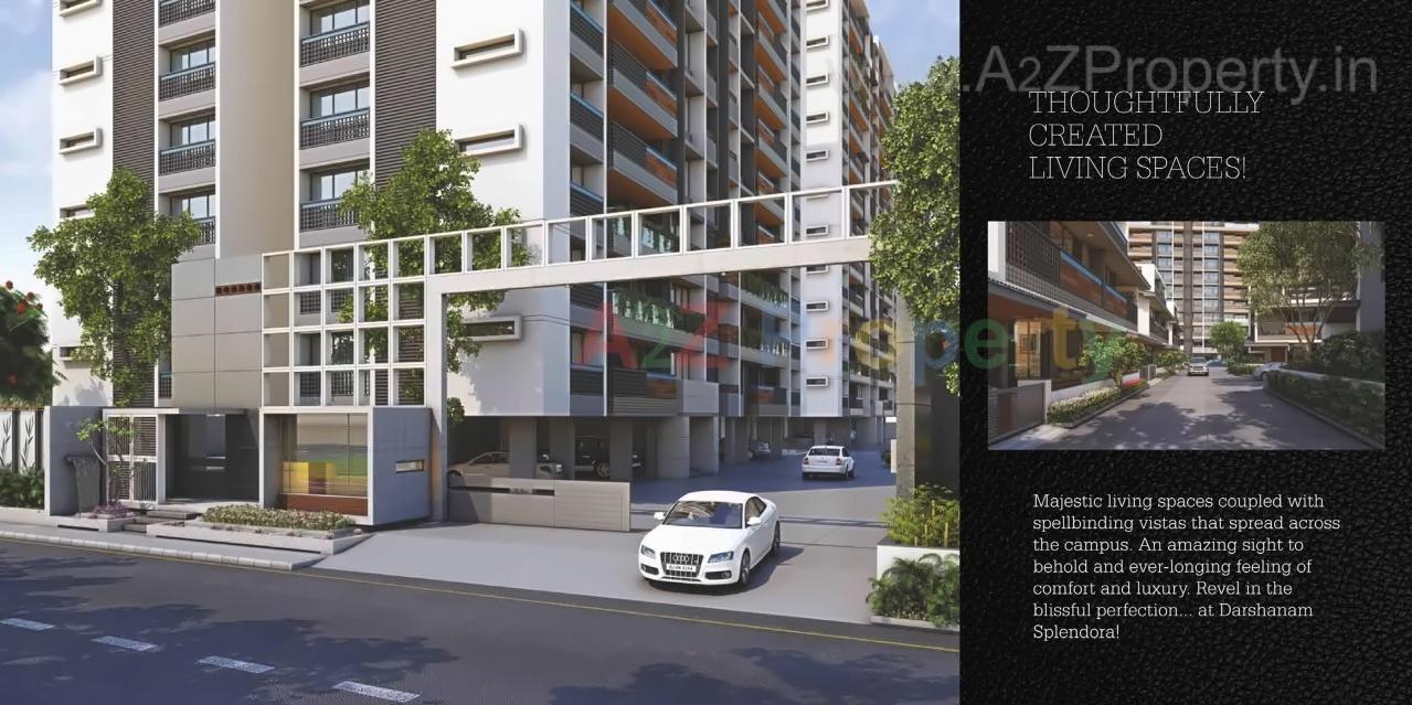 3D Elevation of real estate project Darshanam Splendora located at Bhayli, Vadodara, Gujarat