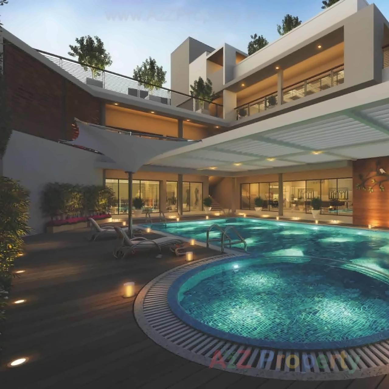 3D Elevation of real estate project Darshanam Splendora located at Bhayli, Vadodara, Gujarat