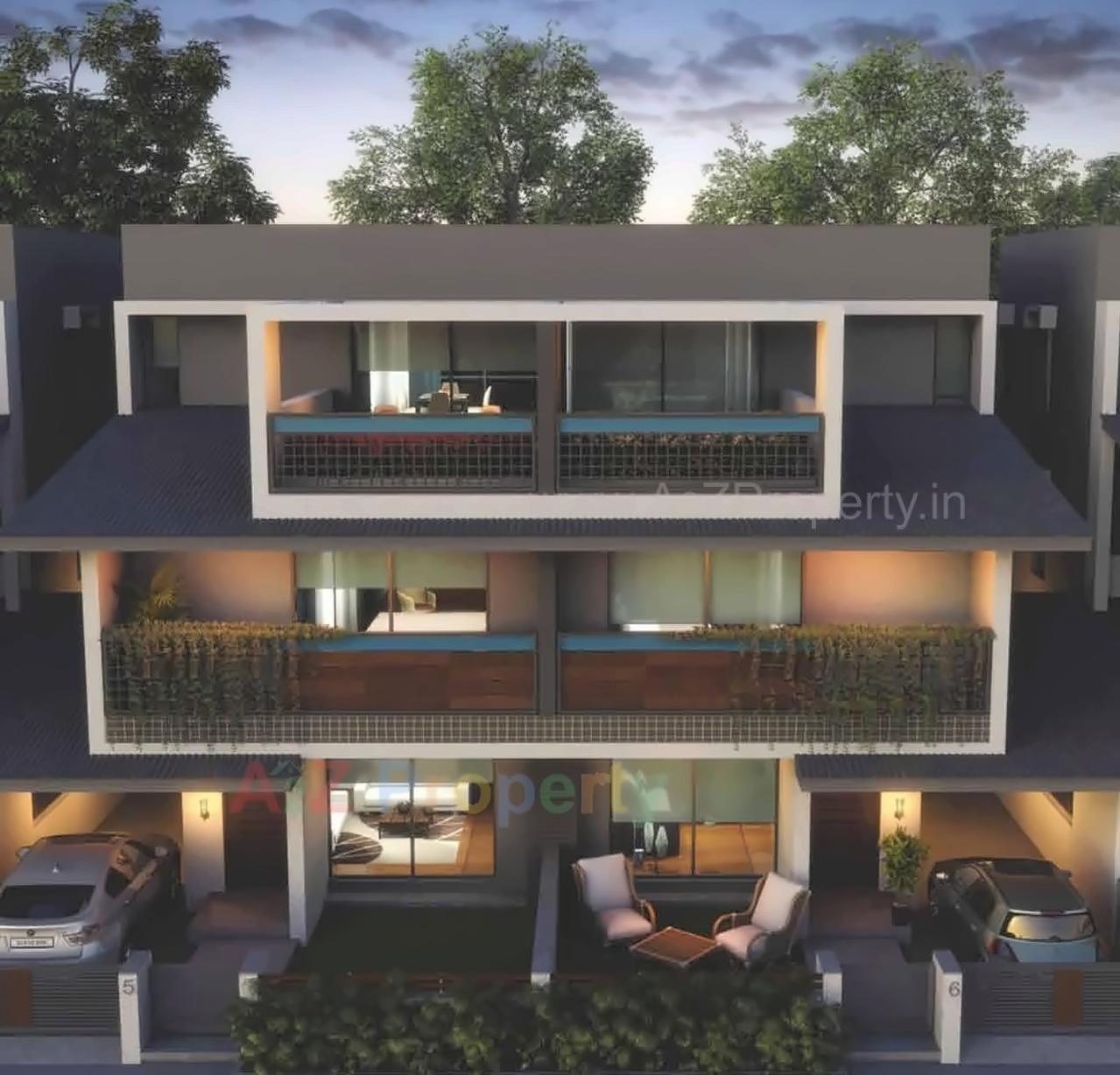 3D Elevation of real estate project Darshanam Splendora located at Bhayli, Vadodara, Gujarat