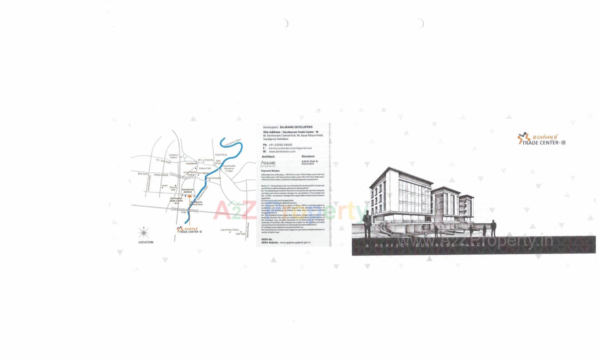  of real estate project Darshanam Trade Center located at Kasba, Vadodara, Gujarat