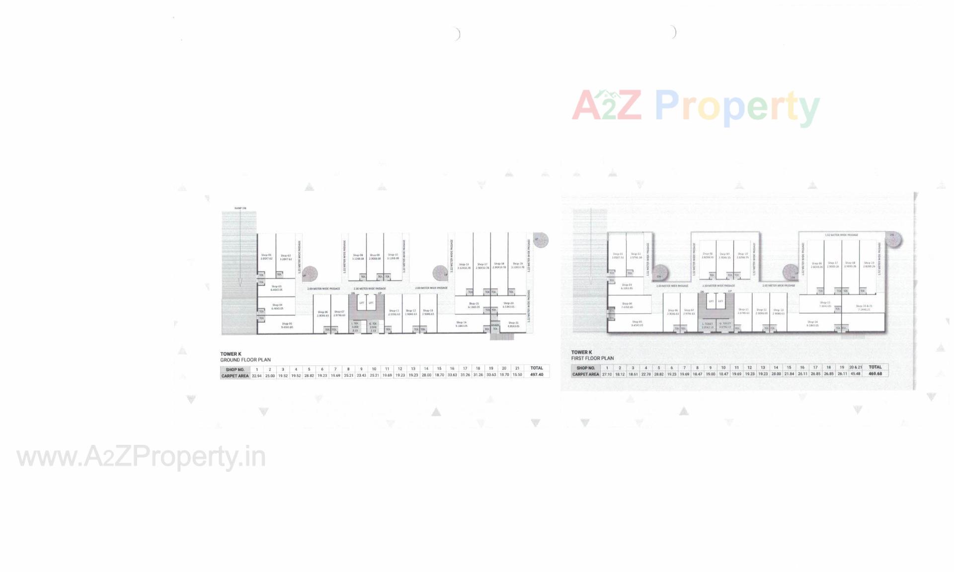 Layout of real estate project Darshanam Trade Center located at Kasba, Vadodara, Gujarat