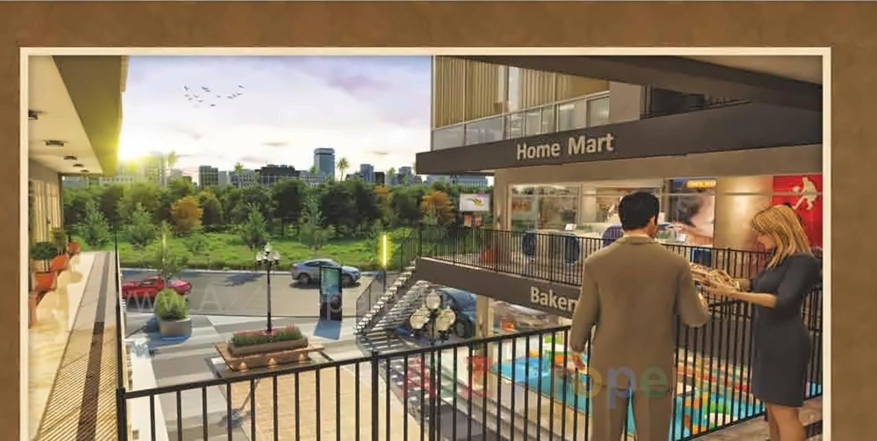 3D Elevation of real estate project Darshanam Trade Center located at Kasba, Vadodara, Gujarat