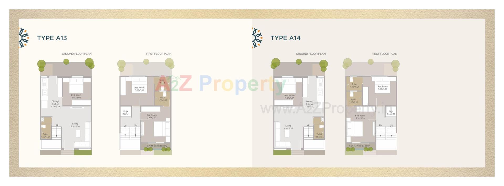 Layout of real estate project Darshanam Vananta located at Vadodara, Vadodara, Gujarat