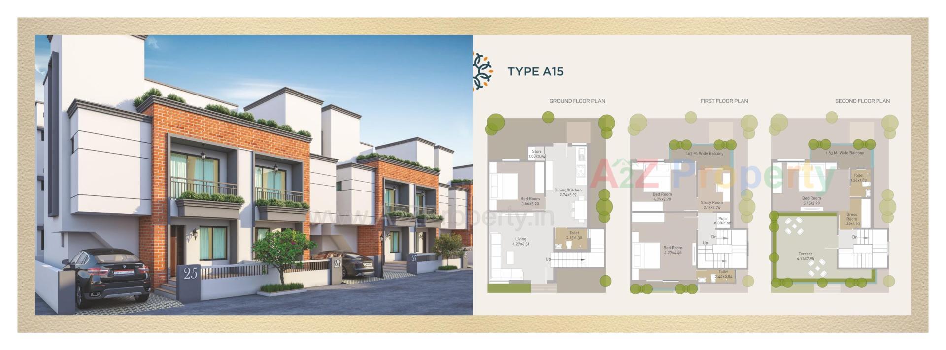 Layout of real estate project Darshanam Vananta located at Vadodara, Vadodara, Gujarat