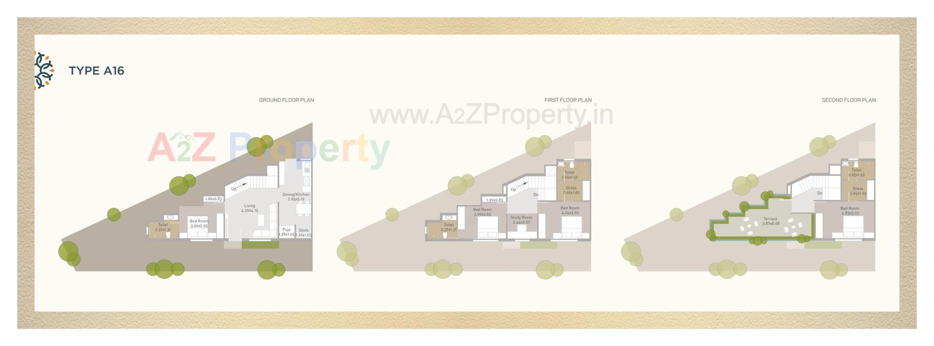 Layout of real estate project Darshanam Vananta located at Vadodara, Vadodara, Gujarat
