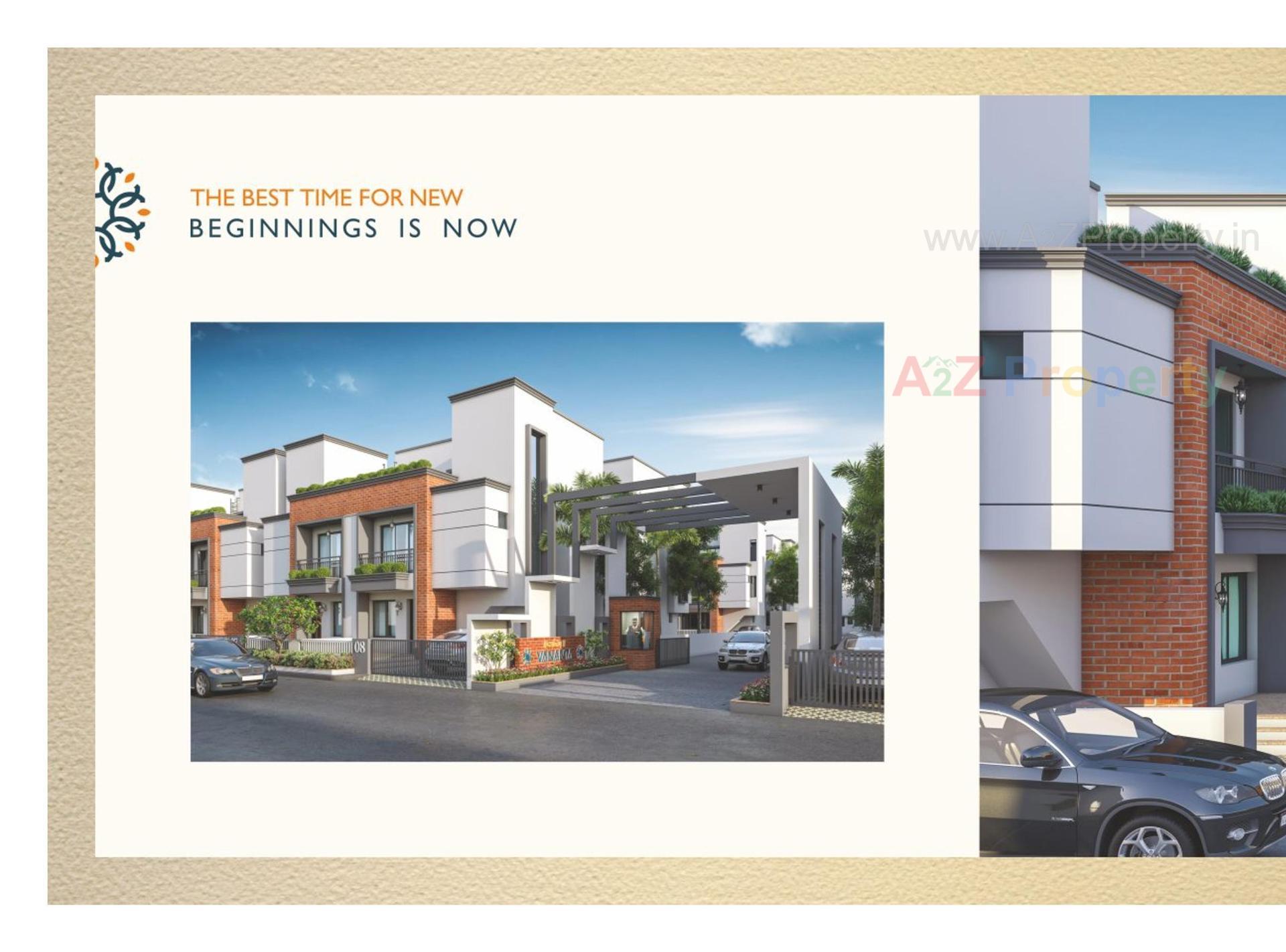 3D Elevation of real estate project Darshanam Vananta located at Vadodara, Vadodara, Gujarat