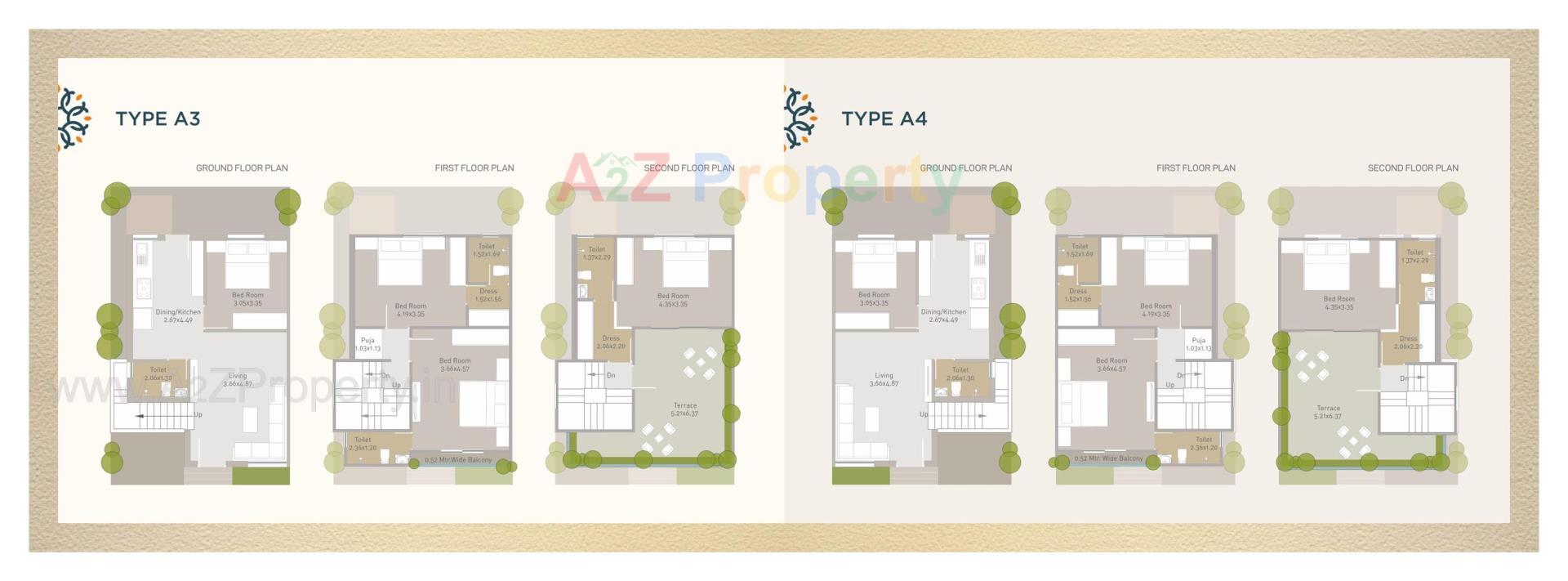 Layout of real estate project Darshanam Vananta located at Vadodara, Vadodara, Gujarat
