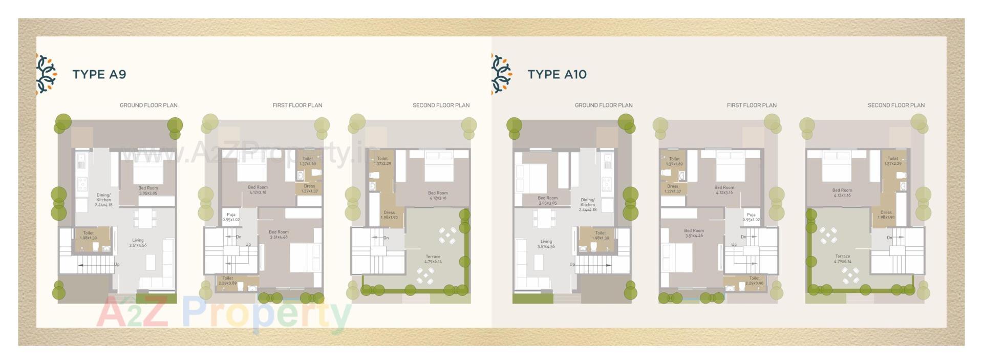 Layout of real estate project Darshanam Vananta located at Vadodara, Vadodara, Gujarat