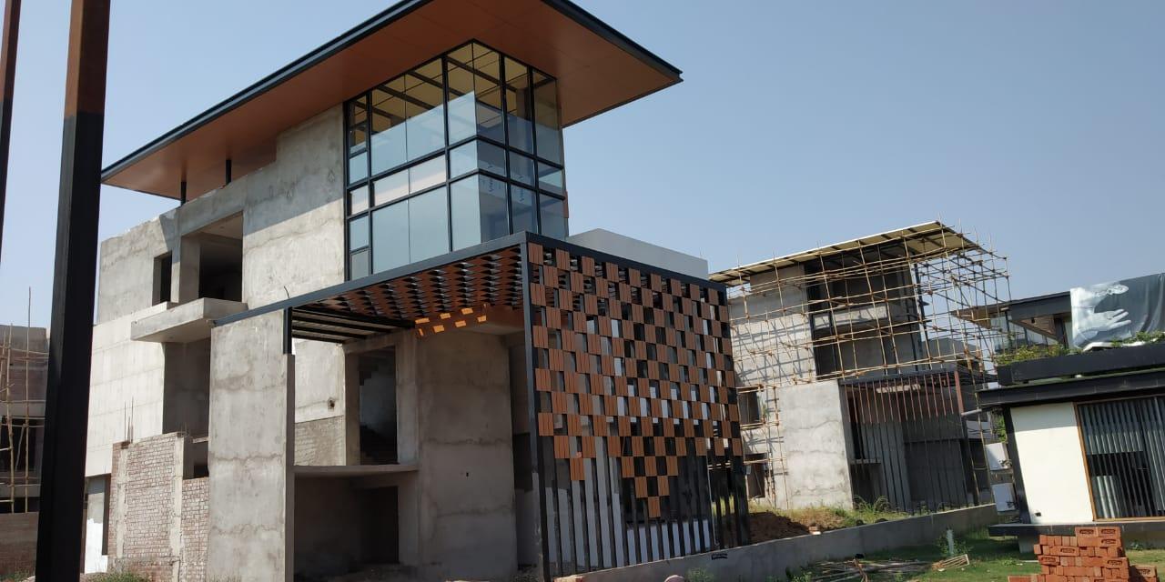 99453_const of real estate project De Elegante Villa located at Khanpur, Vadodara, Gujarat