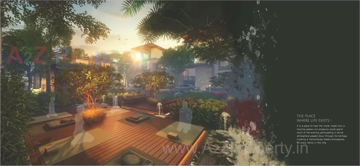 3D Elevation of real estate project De Elegante Villa located at Khanpur, Vadodara, Gujarat