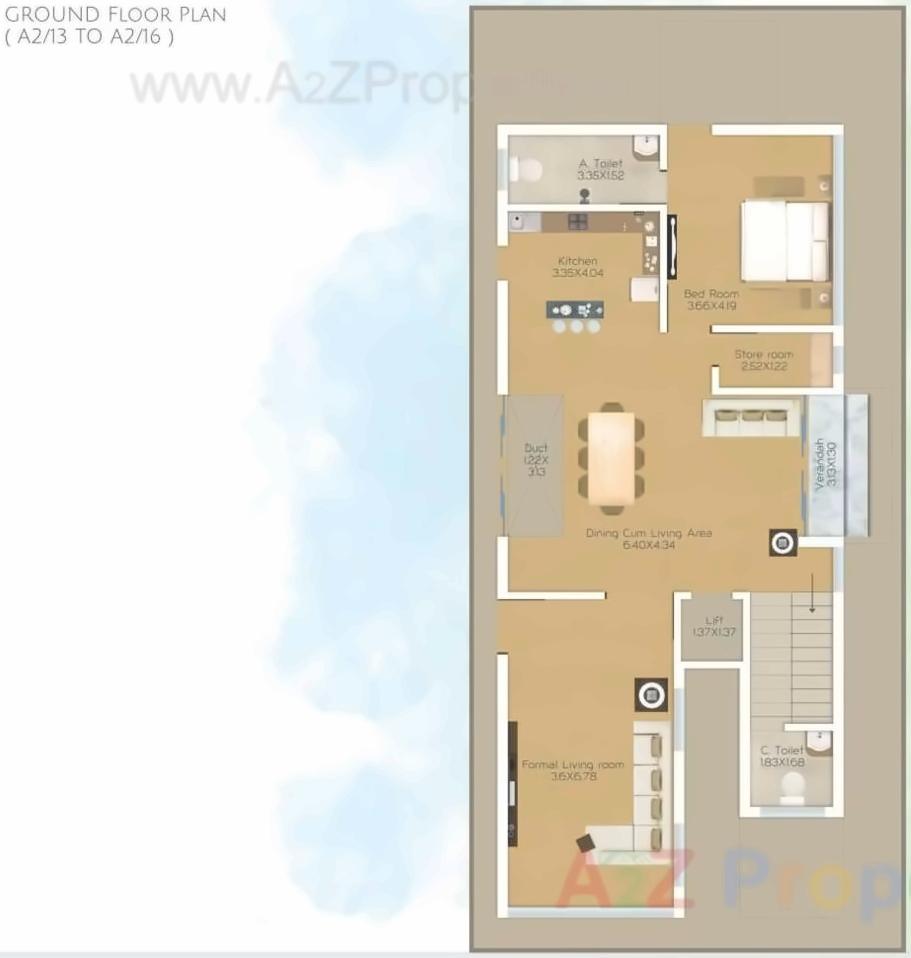 Layout of real estate project De Elegante Villa located at Khanpur, Vadodara, Gujarat