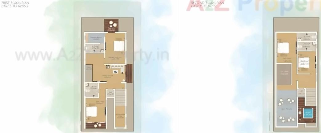Layout of real estate project De Elegante Villa located at Khanpur, Vadodara, Gujarat