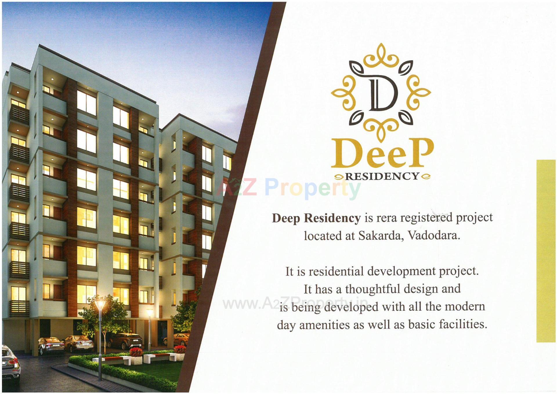3D Elevation of real estate project Deep Residency located at Sankarda, Vadodara, Gujarat