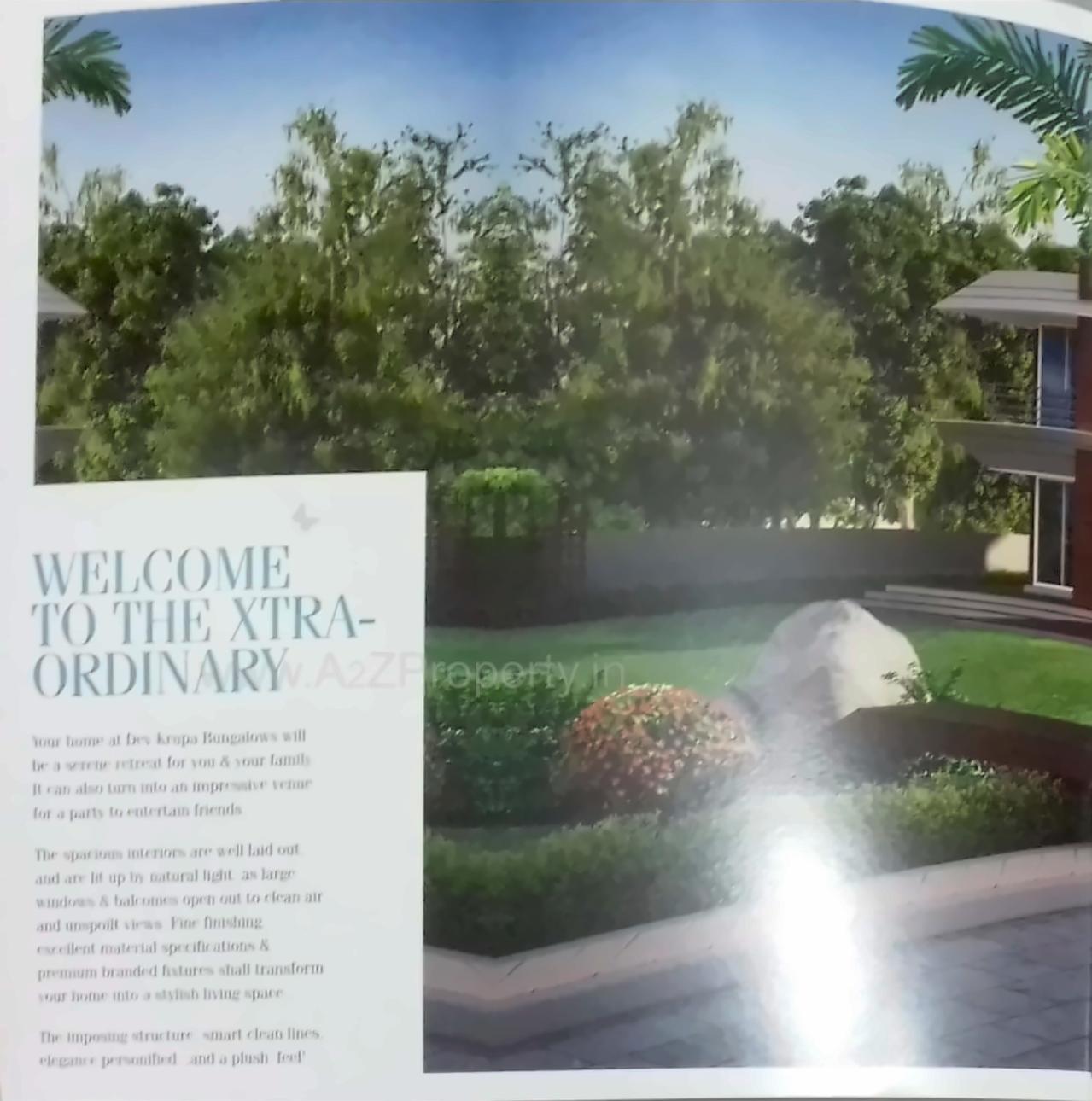 3D Elevation of real estate project Dev Krupa located at Sayajipura, Vadodara, Gujarat