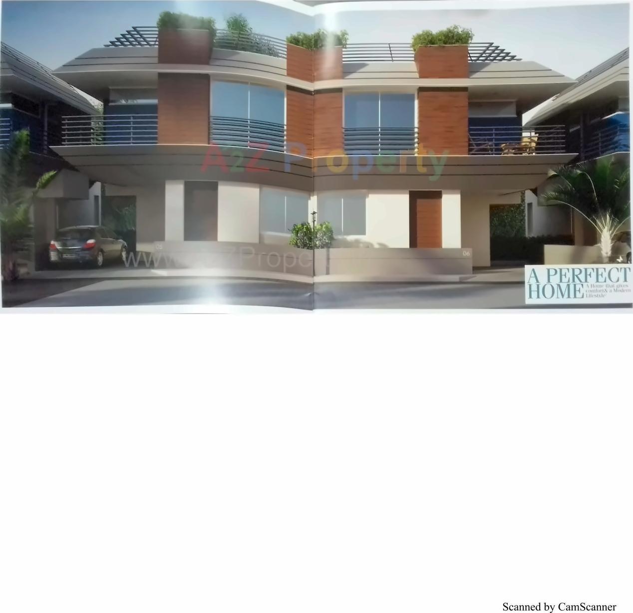 3D Elevation of real estate project Dev Krupa located at Sayajipura, Vadodara, Gujarat