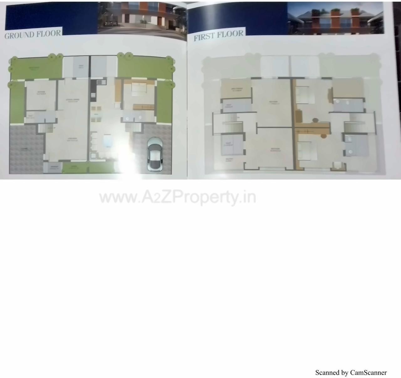 Layout of real estate project Dev Krupa located at Sayajipura, Vadodara, Gujarat