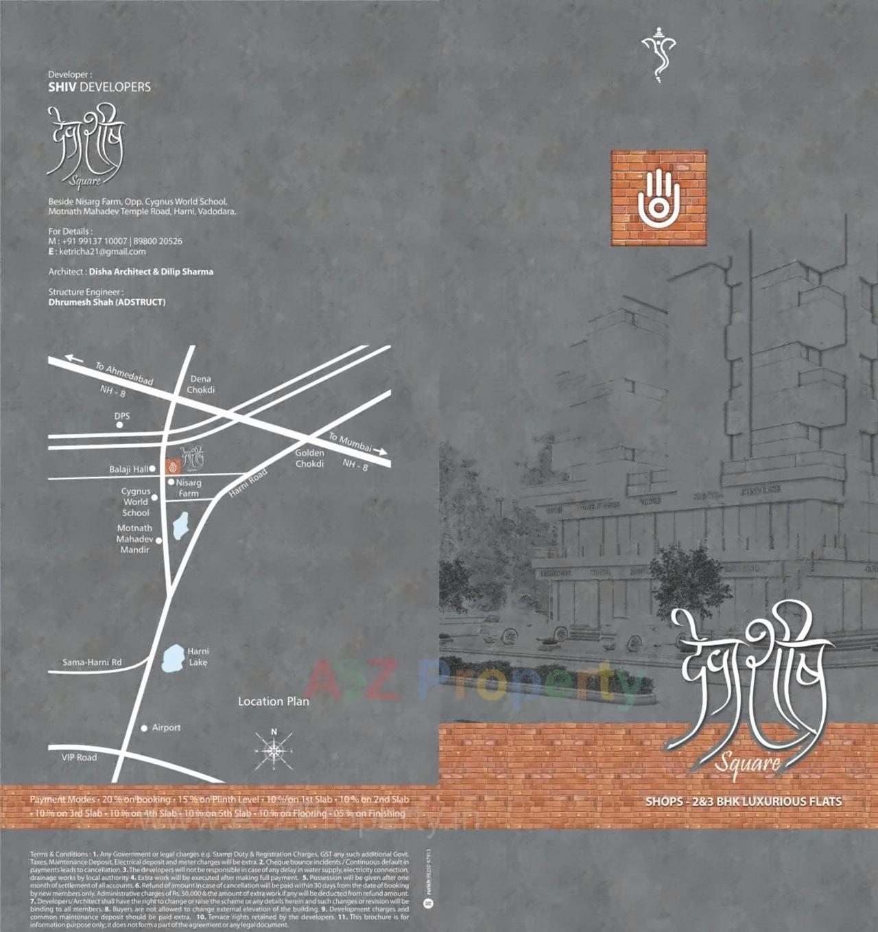  of real estate project Devashish Square located at Harni, Vadodara, Gujarat