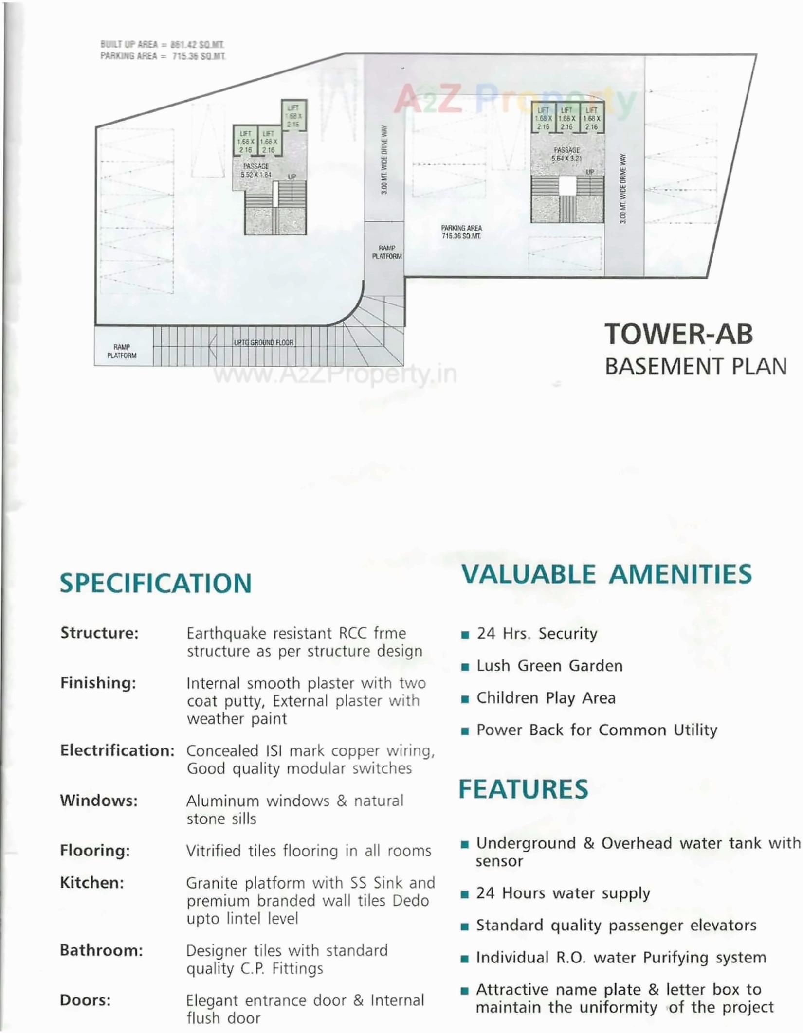  of real estate project Devesh Iconic located at Amodar, Vadodara, Gujarat