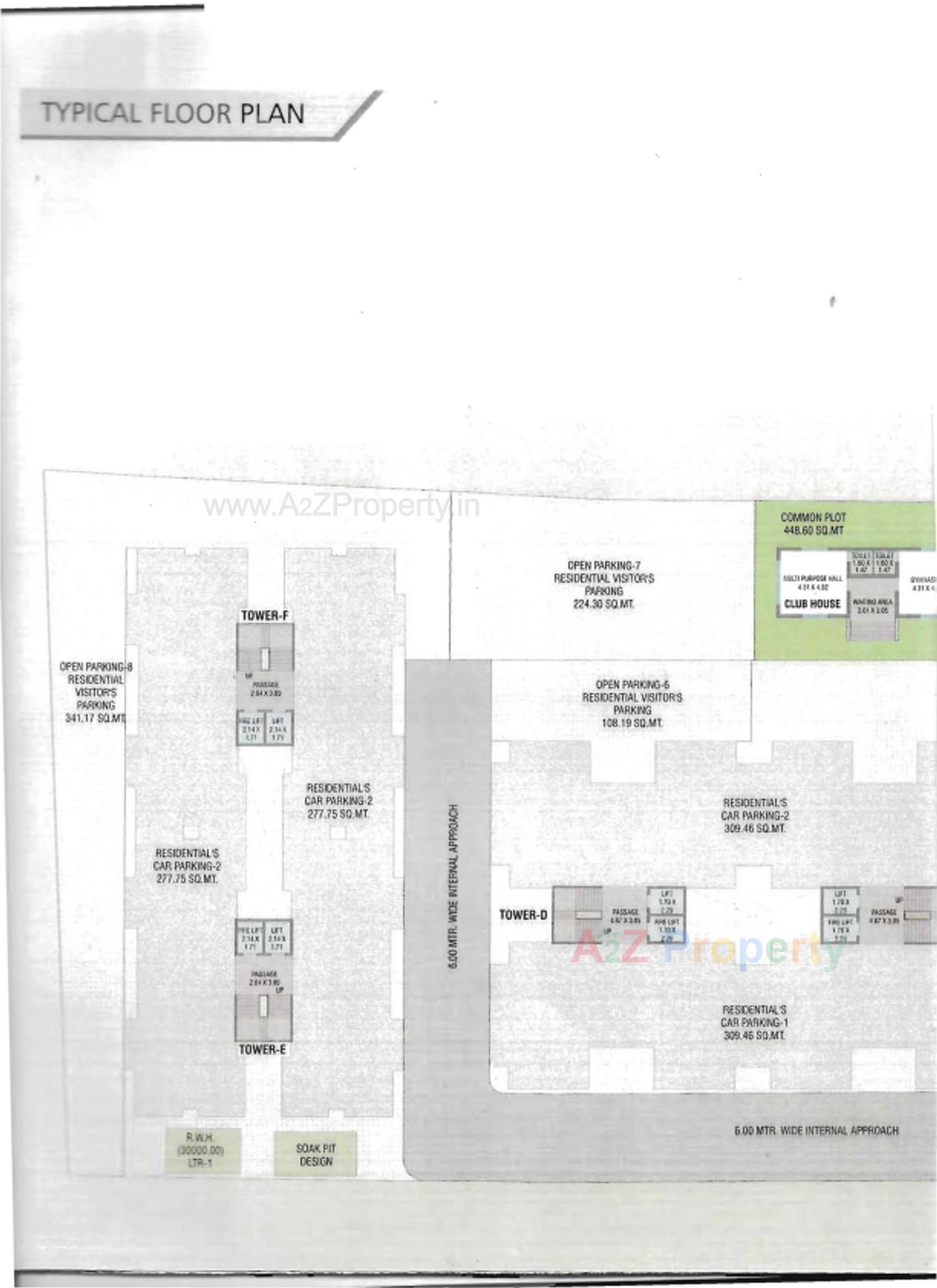 Layout of real estate project Devesh Imperia located at Bill, Vadodara, Gujarat