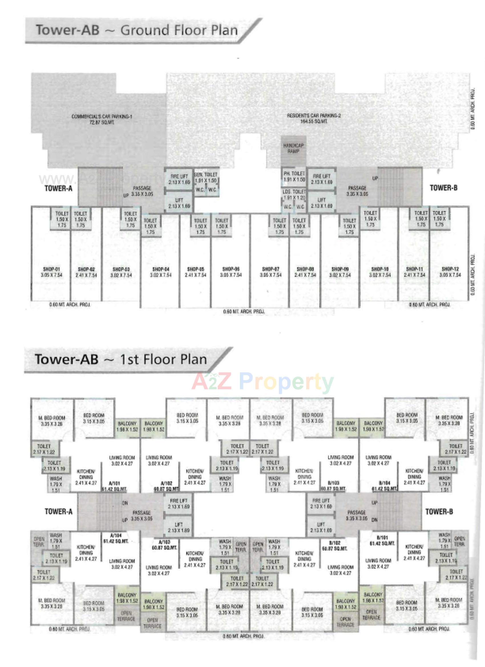 Layout of real estate project Devesh Imperia located at Bill, Vadodara, Gujarat