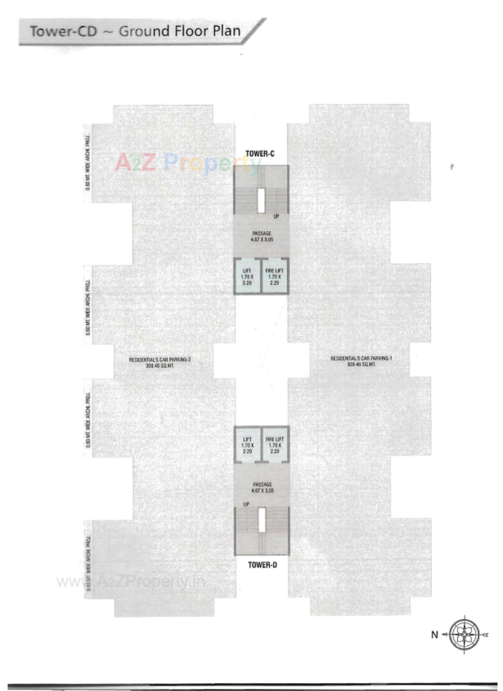 Layout of real estate project Devesh Imperia located at Bill, Vadodara, Gujarat