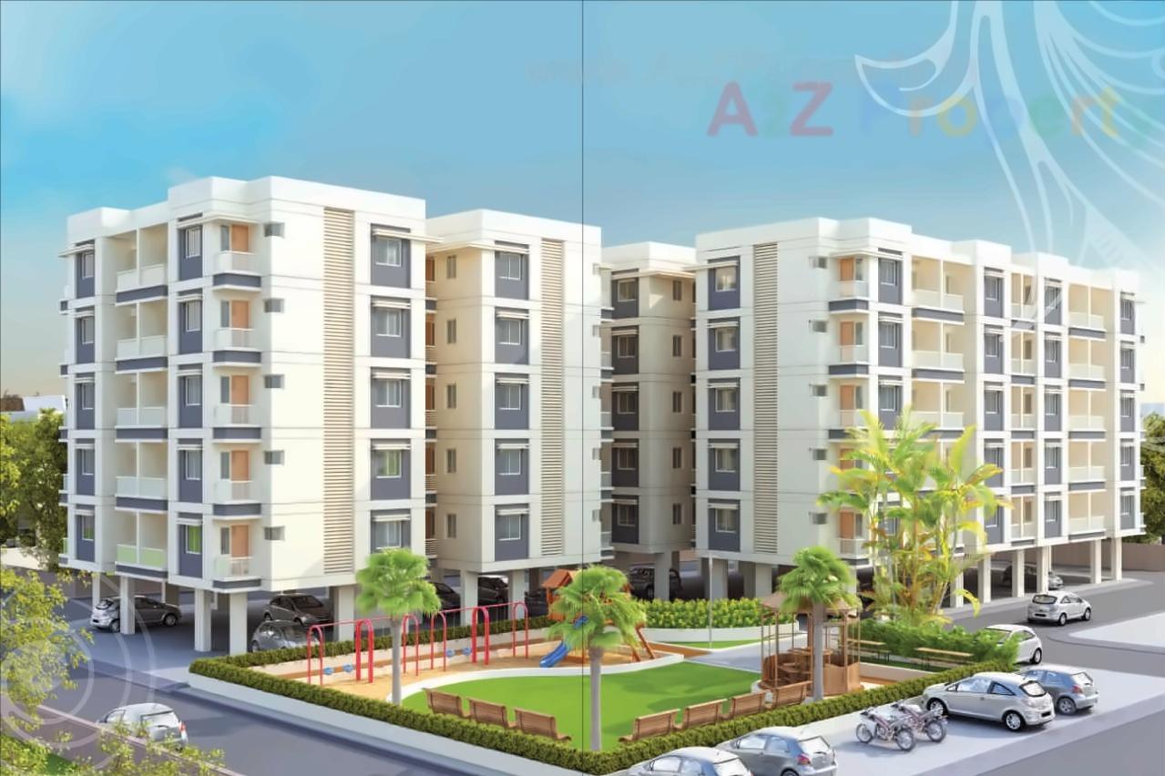 3D Elevation of real estate project Devinarayan Flats located at Savad, Vadodara, Gujarat