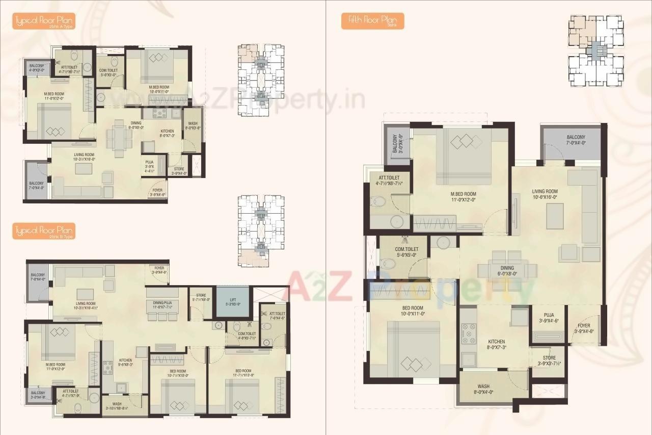Layout of real estate project Devinarayan Flats located at Savad, Vadodara, Gujarat