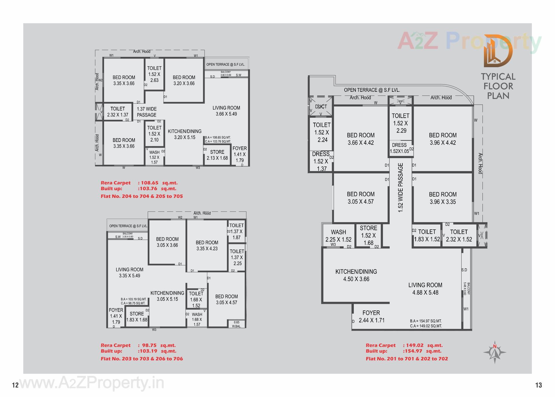 Layout of real estate project Dhami Residency located at Nagarvada, Vadodara, Gujarat