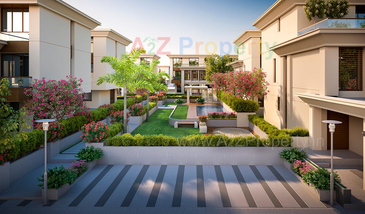 3D Elevation of real estate project Diamond Bungalows located at Khanpur, Vadodara, Gujarat