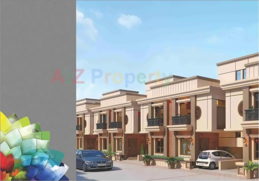 3D Elevation of real estate project Divine Galaxy located at Kalali, Vadodara, Gujarat