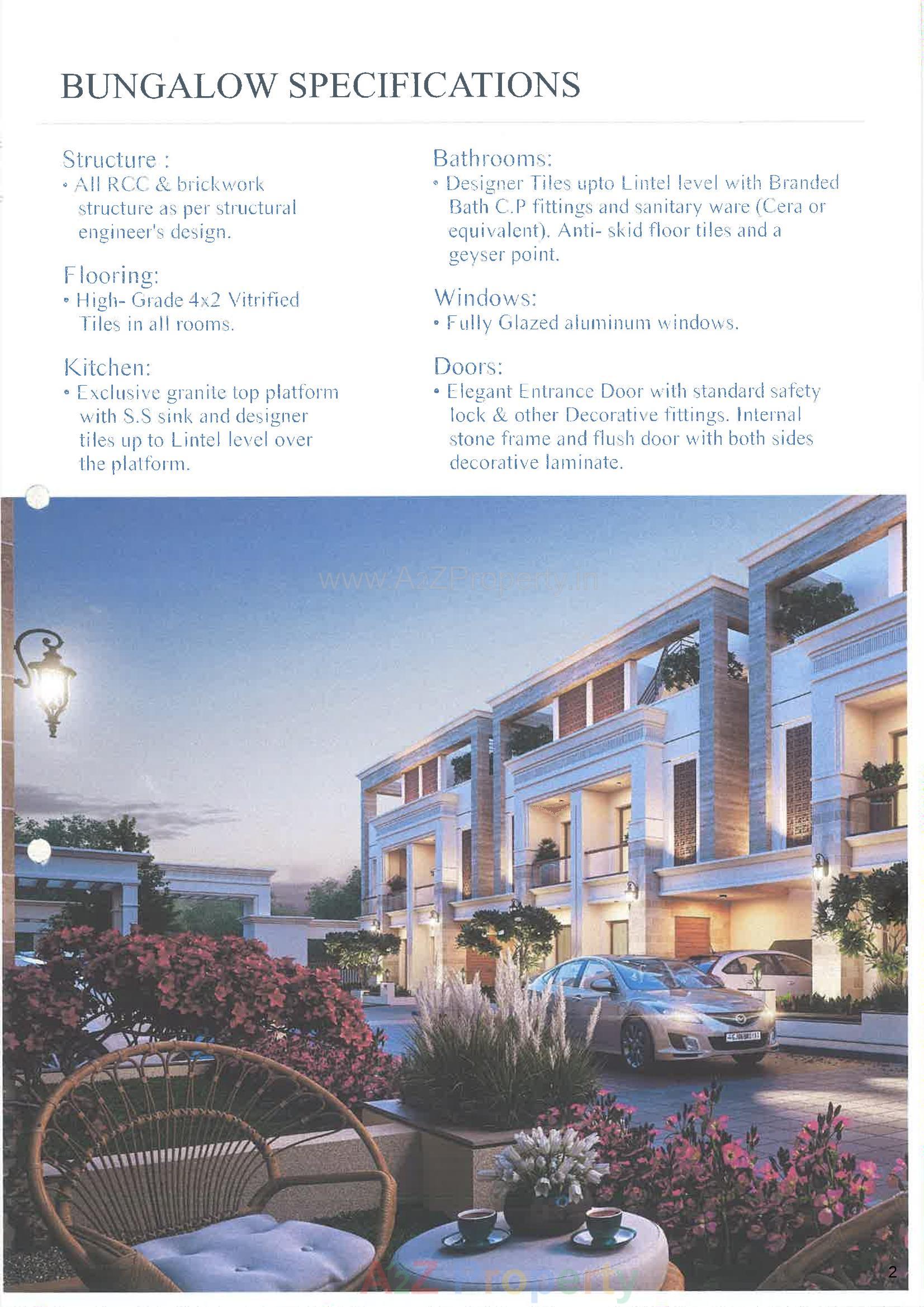 3D Elevation of real estate project Dng Aura located at Tarsali, Vadodara, Gujarat