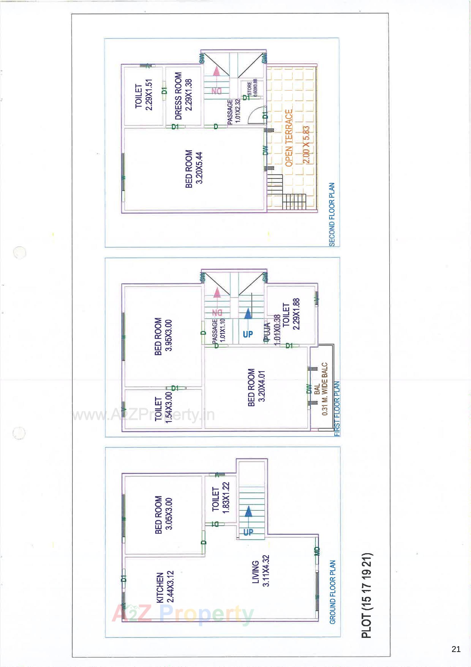Layout of real estate project Dng Aura located at Tarsali, Vadodara, Gujarat