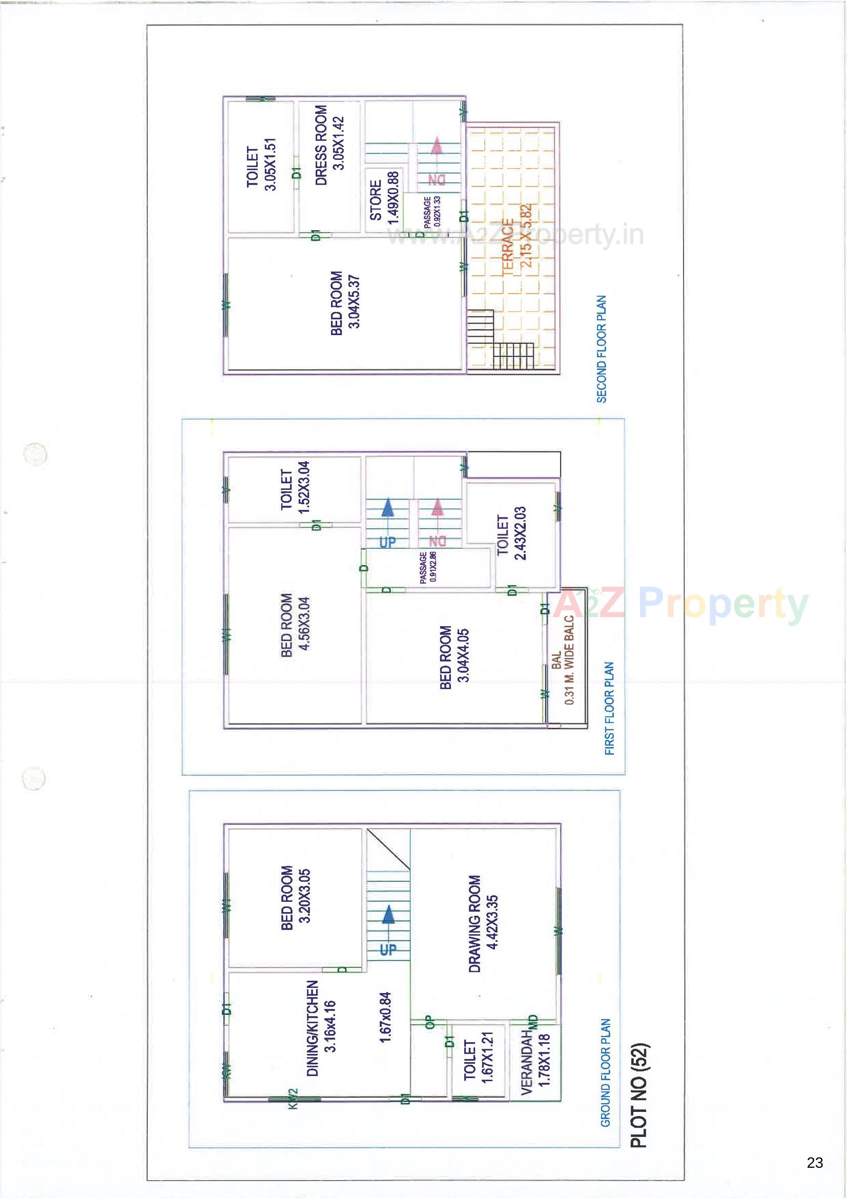 Layout of real estate project Dng Aura located at Tarsali, Vadodara, Gujarat