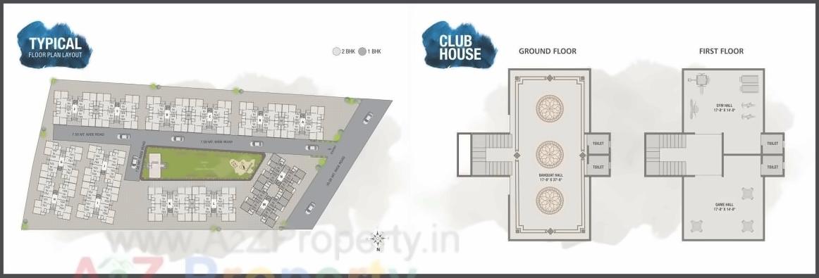 Layout of real estate project Dream Aatman Ii located at Vadasar, Vadodara, Gujarat