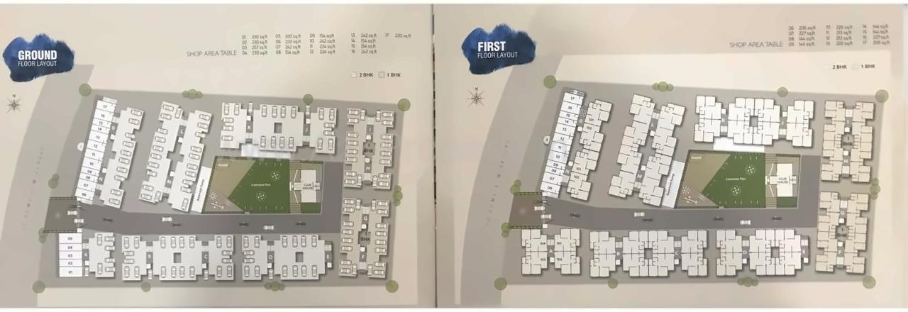 Layout of real estate project Dream Aatman located at Vadsar, Vadodara, Gujarat
