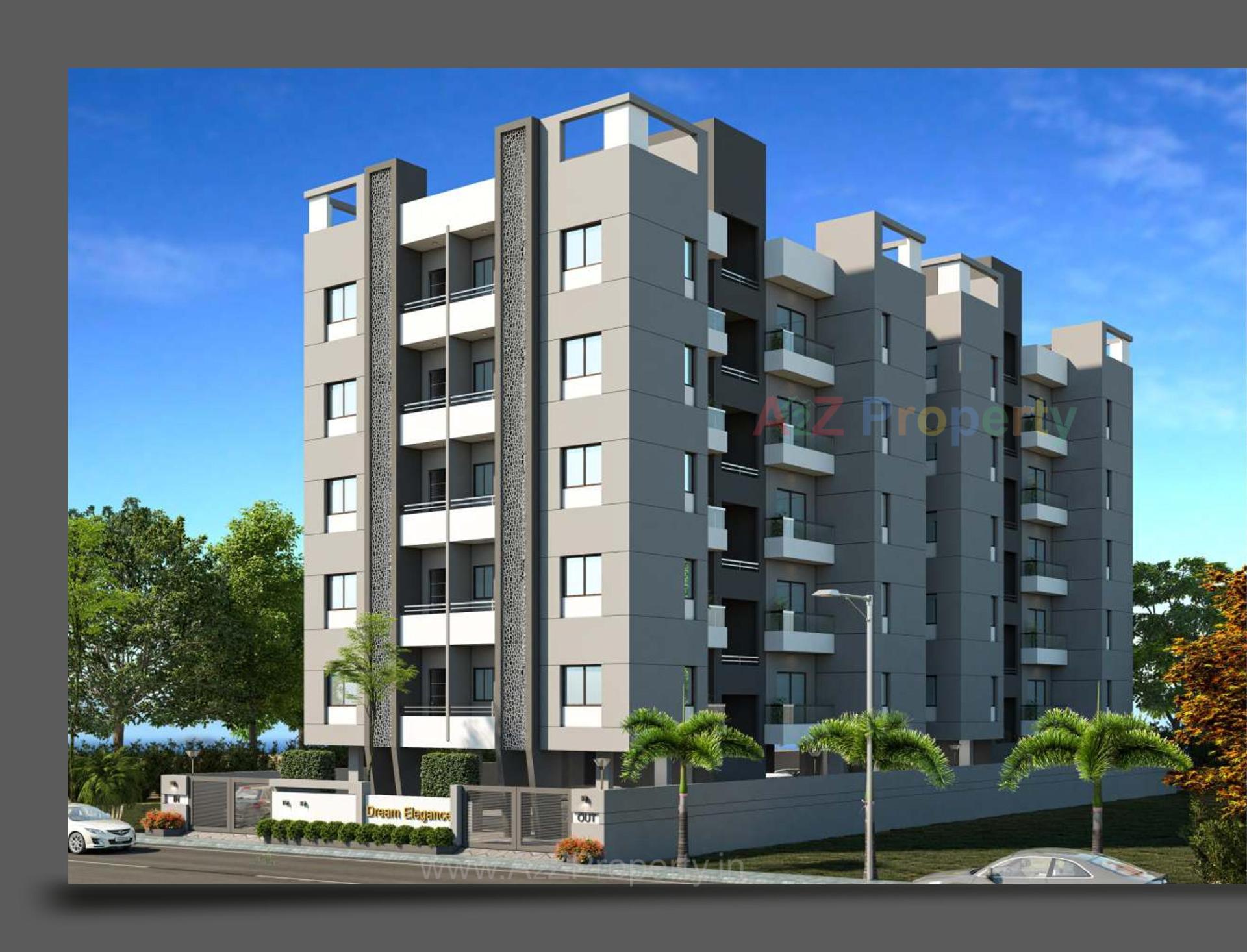3D Elevation of real estate project Dream Elegance located at Harni, Vadodara, Gujarat