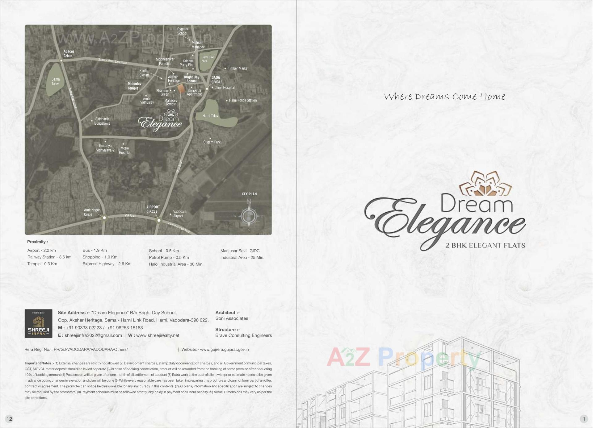  of real estate project Dream Elegance located at Harni, Vadodara, Gujarat