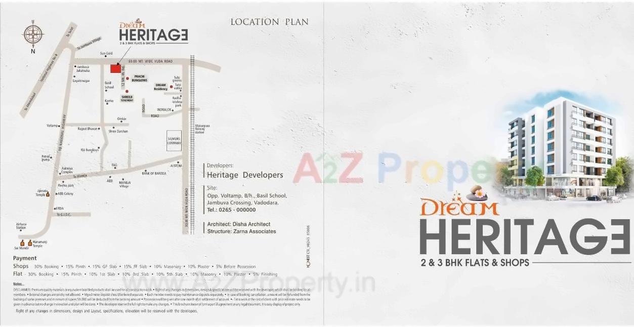  of real estate project Dream Heritage located at Jambuva, Vadodara, Gujarat