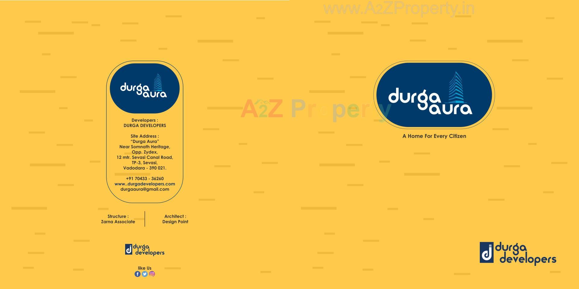  of real estate project Durga Aura located at Vadodara, Vadodara, Gujarat