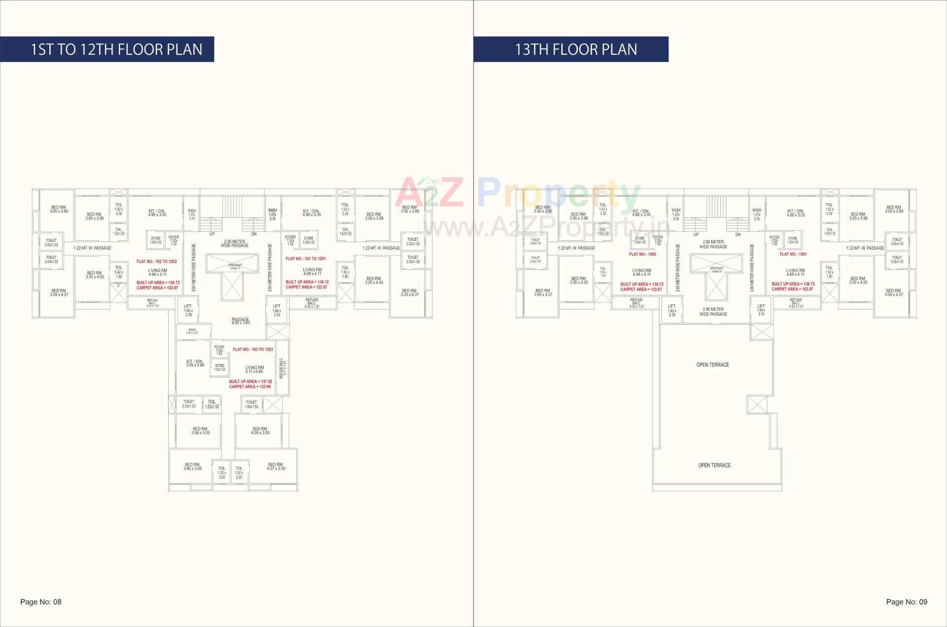 Layout of real estate project Durga Luxuria located at Bhayli, Vadodara, Gujarat