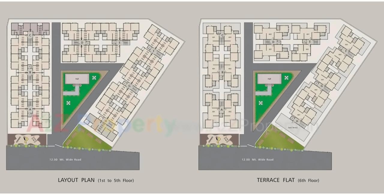 Layout of real estate project Dwarkesh City located at Kapurai, Vadodara, Gujarat
