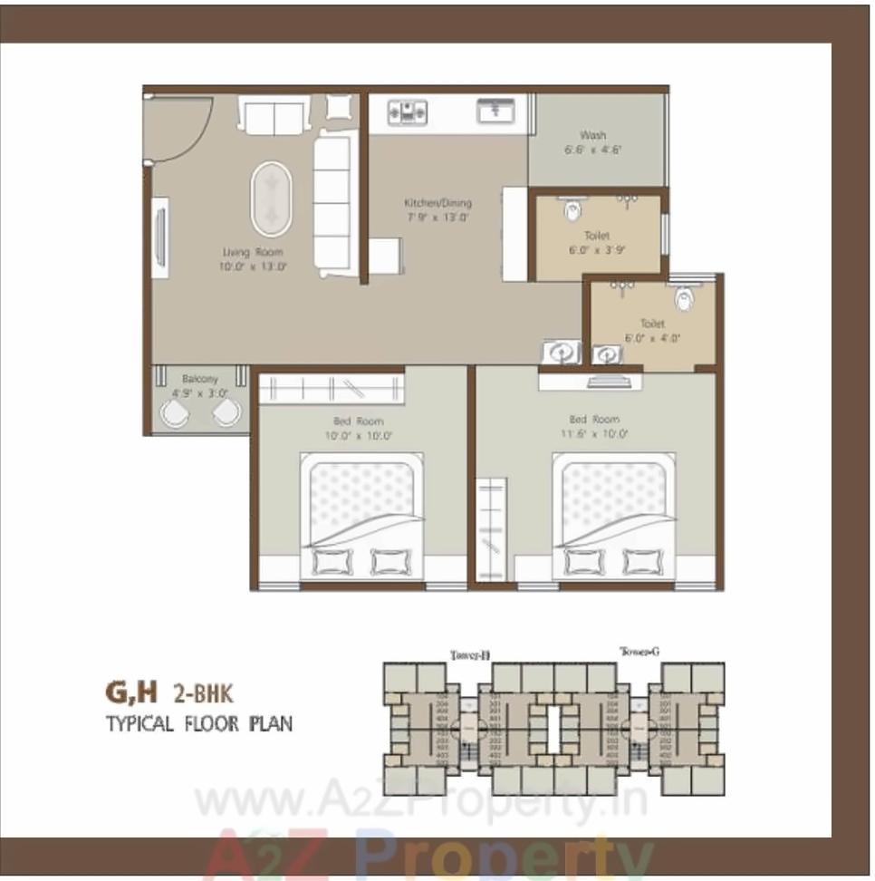 Layout of real estate project Dwarkesh Highview located at Tarsali, Vadodara, Gujarat