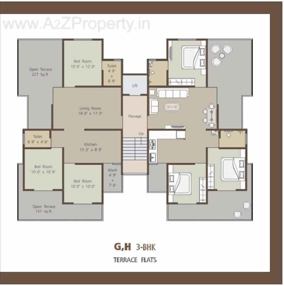 Layout of real estate project Dwarkesh Highview located at Tarsali, Vadodara, Gujarat