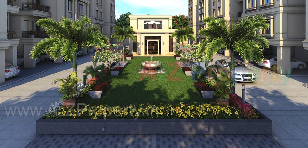 3D Elevation of real estate project Earth Allyssum located at Bhayli, Vadodara, Gujarat