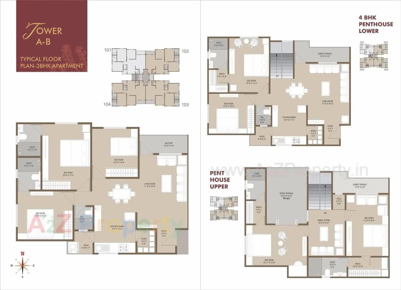 Layout of real estate project Earth Allyssum located at Bhayli, Vadodara, Gujarat
