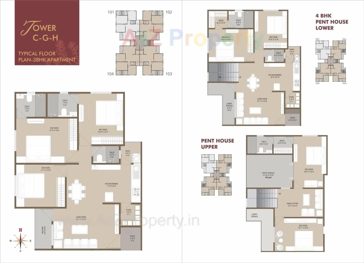 Layout of real estate project Earth Allyssum located at Bhayli, Vadodara, Gujarat