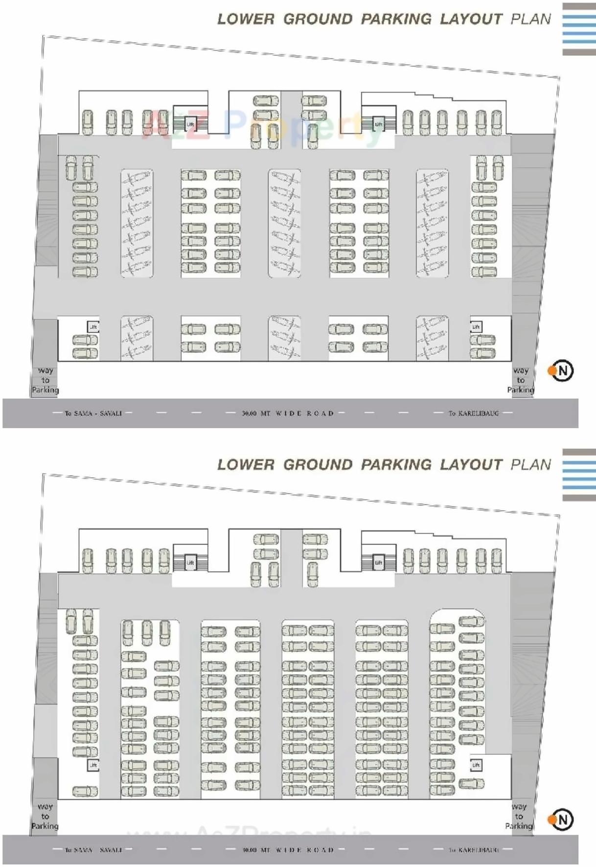 Layout of real estate project Earth Eon located at Sama, Vadodara, Gujarat