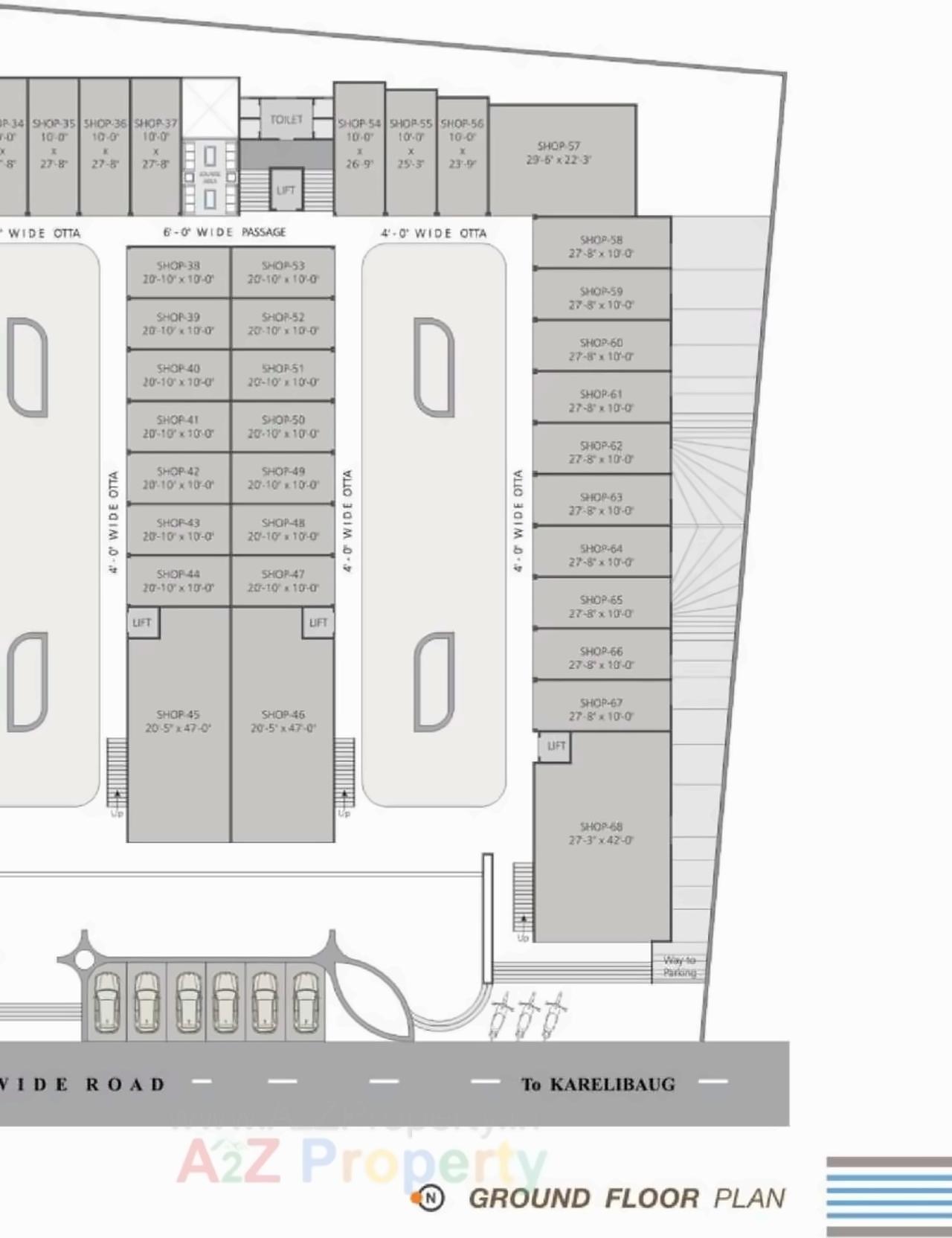 Layout of real estate project Earth Eon located at Sama, Vadodara, Gujarat